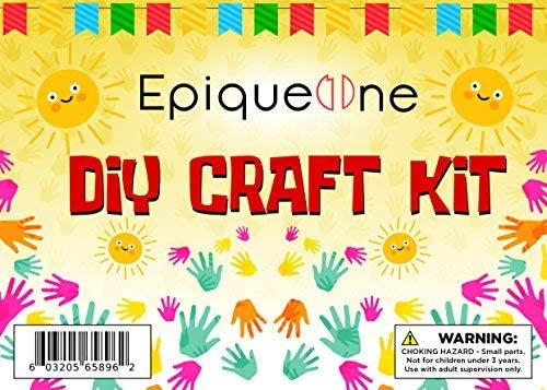 EpiqueOne 1090 Piece Kids Art Craft Supplies Assortment Set for School Projects, DIY Activities & Parties; Pipe Cleaners & Chenille, Pom Poms, Googly & Colored Eyes, Craft Sticks, Buttons & Sequins